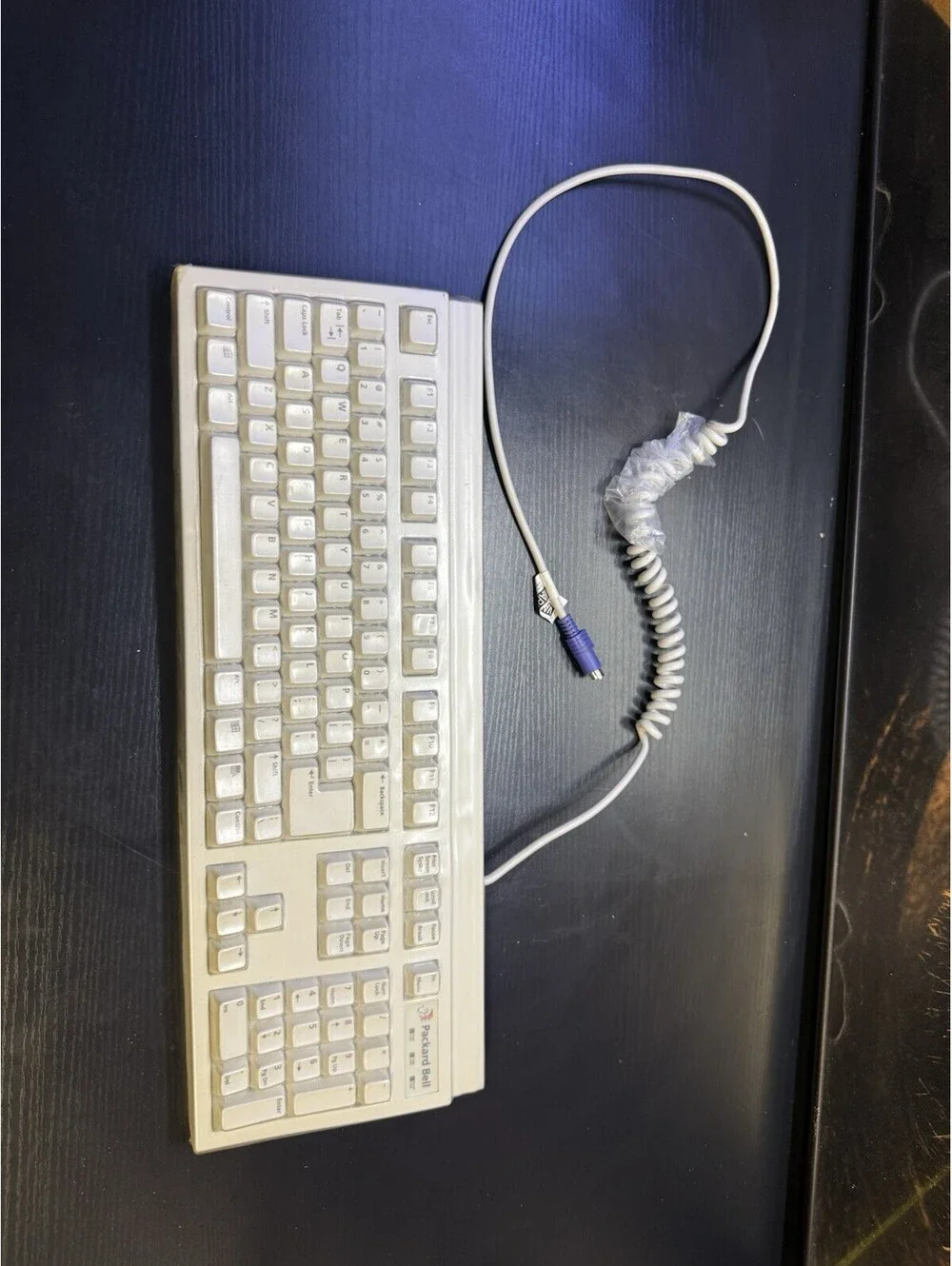 Vintage Packard Bell 5131C PS/2 Keyboard 120059 Retro PC Windows 95 98
